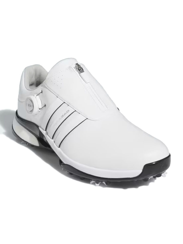 adidas Tour360 24 BOA Boost Golf Shoes (Wide Fit) - Ftwr White